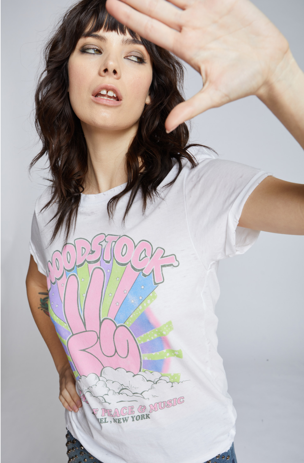 Woodstock - Burnout T-Shirt : : Fashion