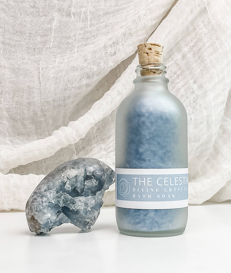 Celestine Meditation Crystal Bath Soak