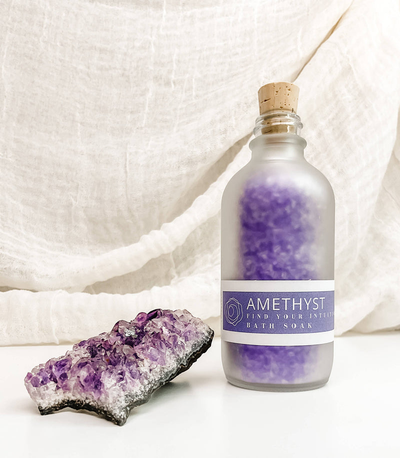 Amethyst Intuition Crystal Bath Soak