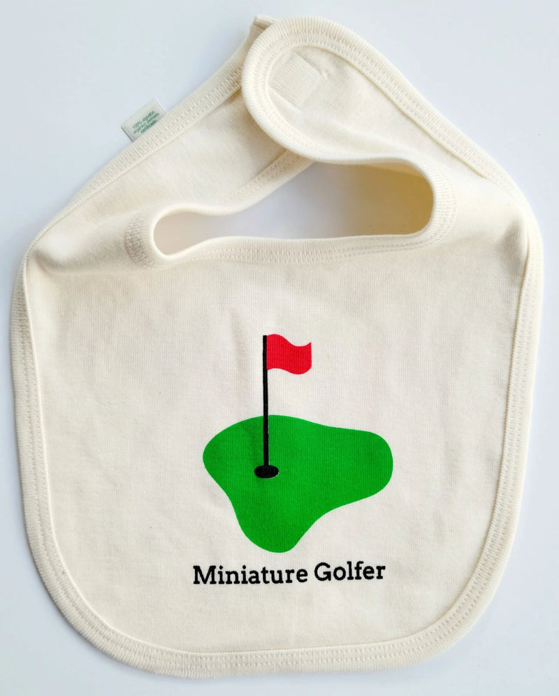Baby Bib:  Miniature Golfer